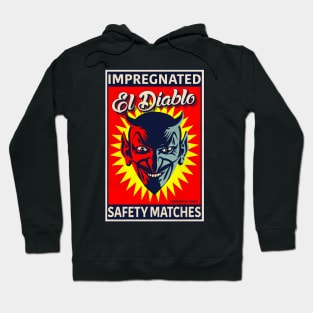 El Diablo Matchbox Label Art Hoodie